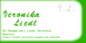 veronika liedl business card